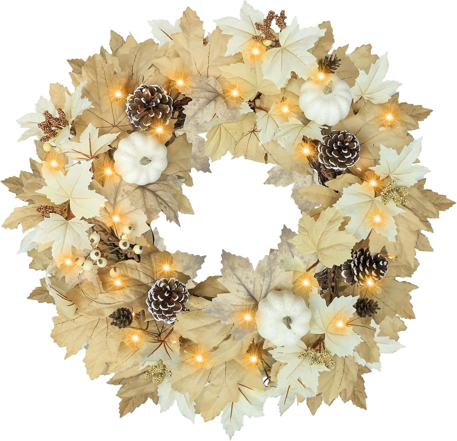 Pine Cone Fall Wreath